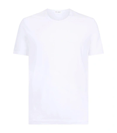 Shop Dolce & Gabbana Pima Cotton Tailored Stitch Lounge T-shirt In No Color