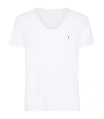 Shop Allsaints Tonic Scoop T-shirt In White