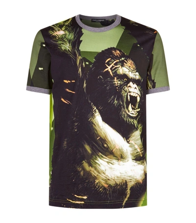 Shop Dolce & Gabbana King Kong T-shirt In Multi