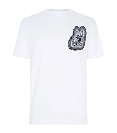 Shop Mcq By Alexander Mcqueen Bunny Be Here Now Short Sleeve T-shirt In White