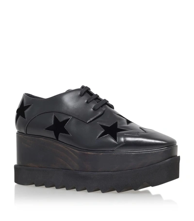 Shop Stella Mccartney Elyse Star Platform Shoe In Black