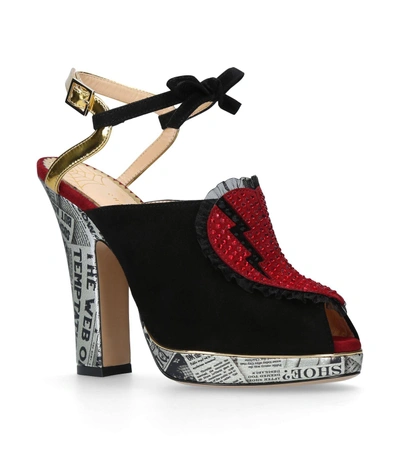 Shop Charlotte Olympia Suede Killer Pumps 125 In Multi