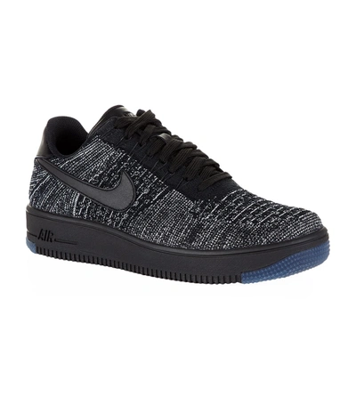 Shop Nike Air Force 1 Flyknit Low Sneakers In Black