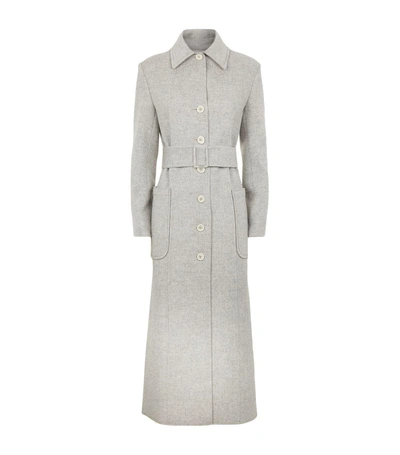 Shop Helmut Lang Wool And Cashmere Coat In White