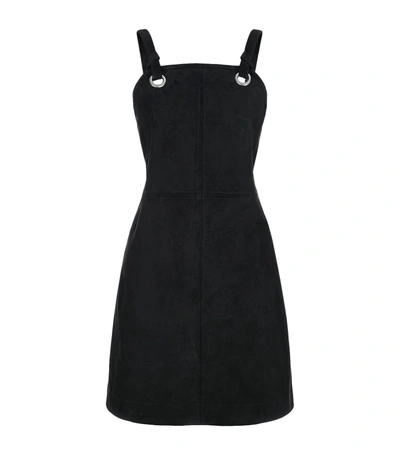 Shop Rag & Bone Croft Suede Dress In Black