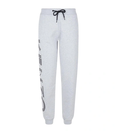 Shop Kenzo Logo Sweatpants In Grey