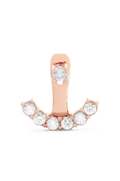 Shop Anita Ko 18-karat Rose Gold Diamond Earring