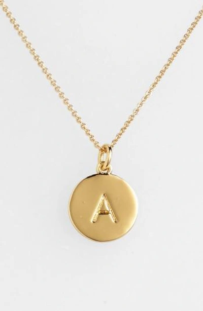Shop Kate Spade Women's  New York 'one In A Million' Initial Pendant Necklace In A- Gold