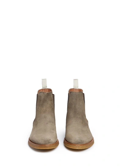 Shop Common Projects Suede Chelsea Boots