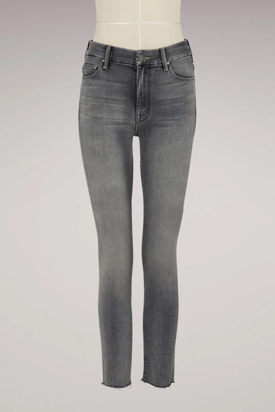 Shop Mother The Looker Cotton High Rise Jean In Hnt