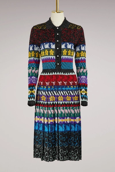 Shop Mary Katrantzou Cecile Knit Dress In 888 Multi