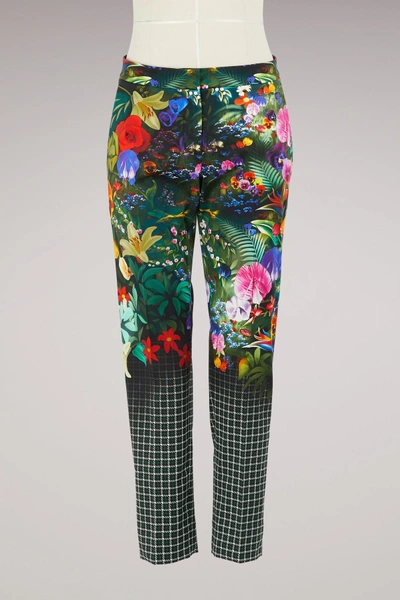 Shop Mary Katrantzou Amra Printed Trousers In 004 Rose Garden