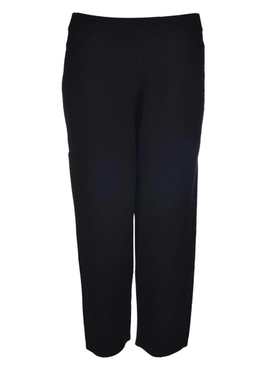Shop Joseph Knitted Trousers In Black