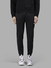 VETEMENTS VETEMENTS MEN'S BLACK FITTED JOGGING PANTS WITH LOGO EMBROIDERED