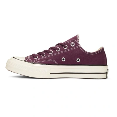 Shop Converse Burgundy Chuck Taylor All Star 1970s Sneakers In Dark Sangria