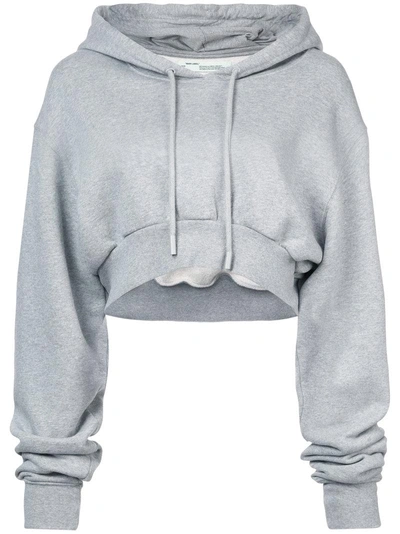 simple crop hoodie