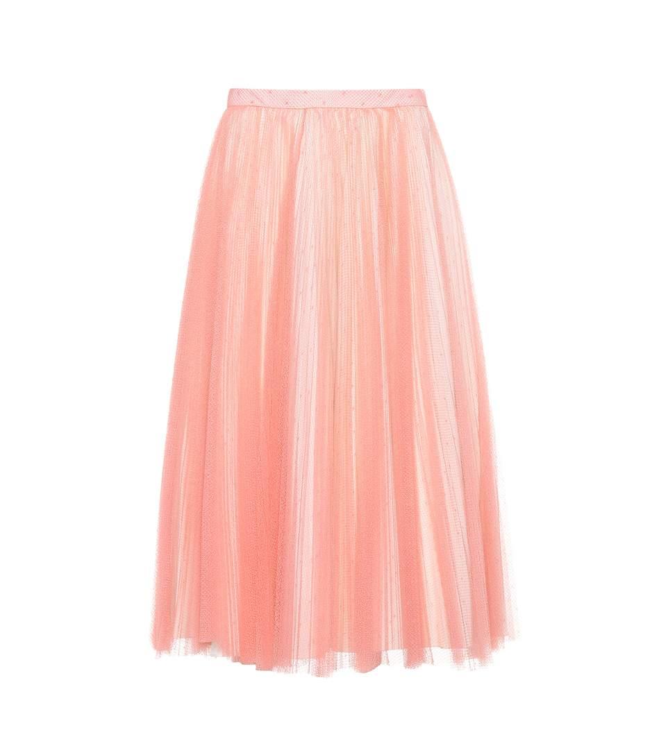 Philosophy Di Lorenzo Serafini Mesh Skirt In Pink | ModeSens