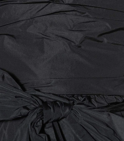 Shop Alexa Chung Strapless Dress In Black