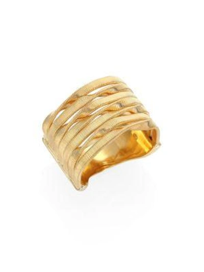 Shop Marco Bicego Marrakech 18k Yellow Gold Seven-strand Ring