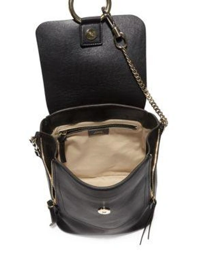 Shop Chloé Small Faye Leather & Suede Backpack In Mott