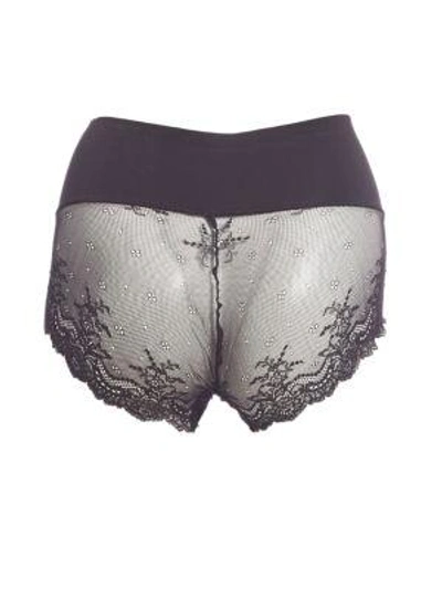 Shop Spanx Undie-tectable Lace Hi-hipster Panty In Umber Ash