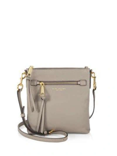 Shop Marc Jacobs Pebbled Leather Crossbody In Mink