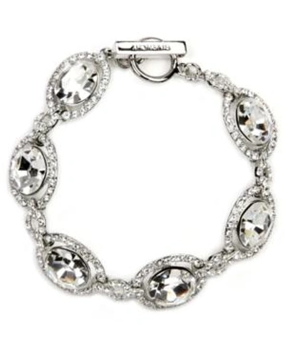 Shop Givenchy Bracelet, Silver-tone Swarovski Element Bridal Bracelet