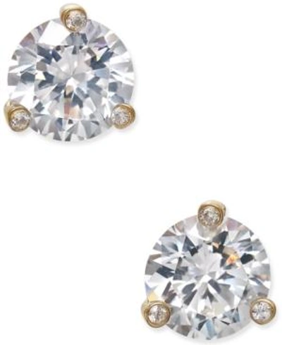 Shop Kate Spade New York Gold-tone Crystal Stud Earrings