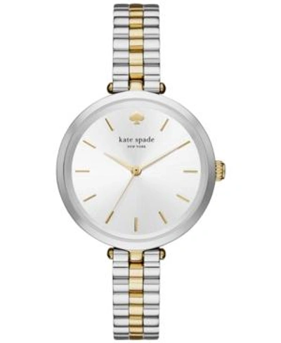 Shop Kate Spade Women's Holland Two-tone Stainless Steel Bracelet Watch 34mm Ksw1119