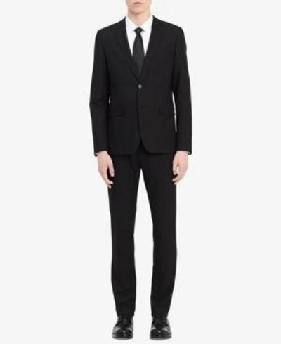 Shop Calvin Klein Men's Infinite Slim-fit Suit Jacket In Black