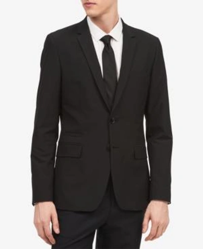 Shop Calvin Klein Men's Infinite Tech Slim-fit Jacket In Black