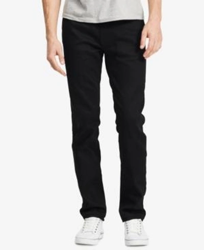 Shop Calvin Klein Jeans Est.1978 Men's Stretch Slim-straight Fit Jeans In Black