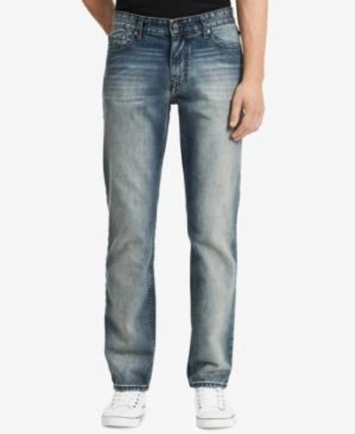 Shop Calvin Klein Jeans Est.1978 Men's Stretch Slim-straight Fit Jeans In Chalked Indigo