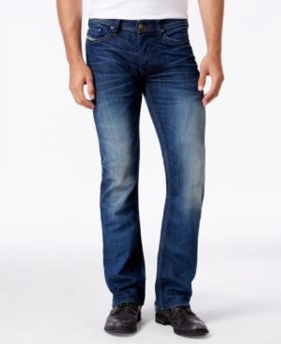Shop Diesel Men's Viker U0824 Straight Fit Denim Stretch Jeans