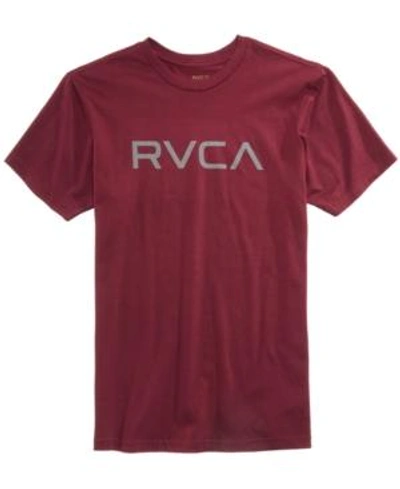 Shop Rvca Men's Logo-print T-shirt In Tawny