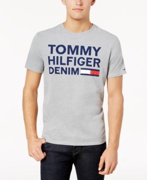 gray tommy hilfiger shirt