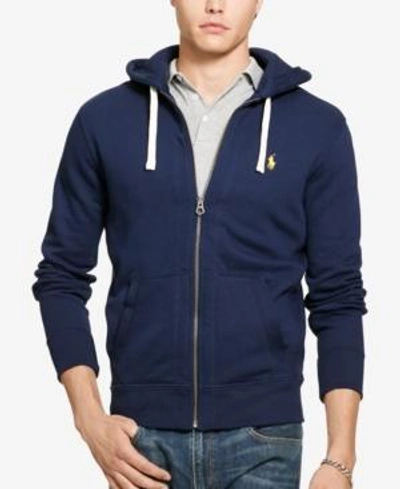 Shop Polo Ralph Lauren Men's Signature Fleece Hoodie In Cruise Na