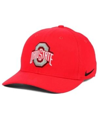 Shop Nike Ohio State Buckeyes Classic Swoosh Cap In Red