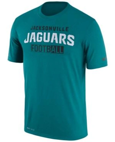 Shop Nike Men's Jacksonville Jaguars All Football Legend T-shirt In Teal