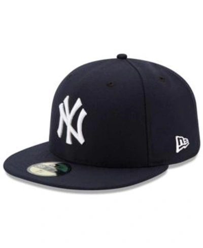 Shop New Era New York Yankees Authentic Collection 59fifty Fitted Cap In Navy