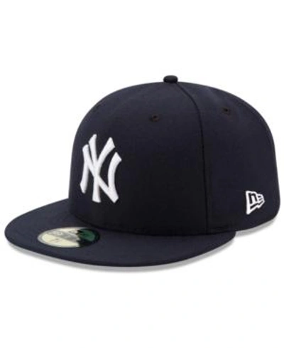 New Era New York Yankees Authentic Collection 59fifty Fitted Cap In Navy
