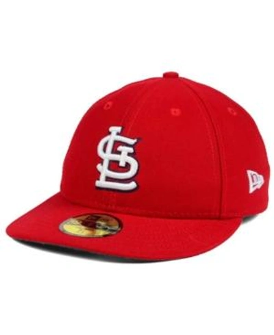Shop New Era St. Louis Cardinals Low Profile Ac Performance 59fifty Cap In Red
