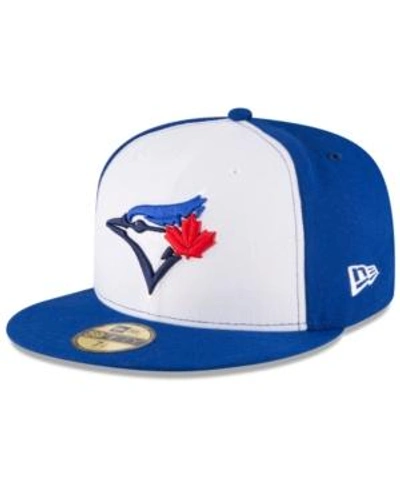 Shop New Era Toronto Blue Jays Authentic Collection 59fifty Fitted Cap In Light Royal