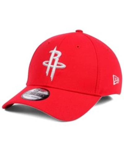 Shop New Era Houston Rockets Team Classic 39thirty Cap In Red