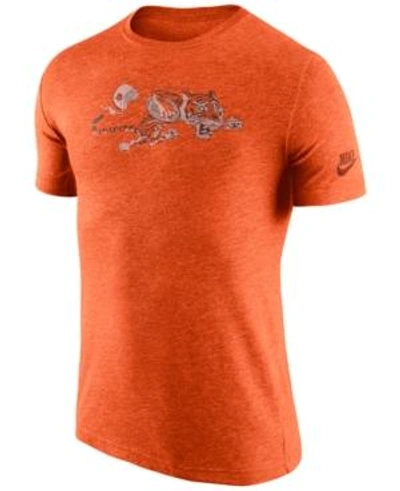 Shop Nike Men's Cincinnati Bengals Historic Logo T-shirt In Orange