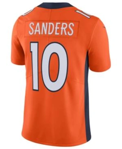 Shop Nike Men's Emmanuel Sanders Denver Broncos Vapor Untouchable Limited Jersey In Orange