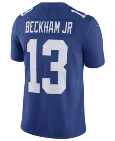 Shop Nike Men's Odell Beckham Jr. New York Giants Vapor Untouchable Limited Jersey In Blue