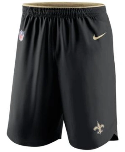 Shop Nike Men's New Orleans Saints Vapor Shorts In Black