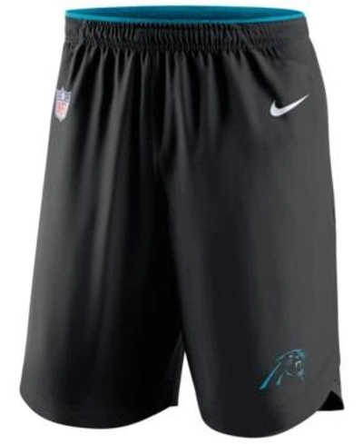 Shop Nike Men's Carolina Panthers Vapor Shorts In Black