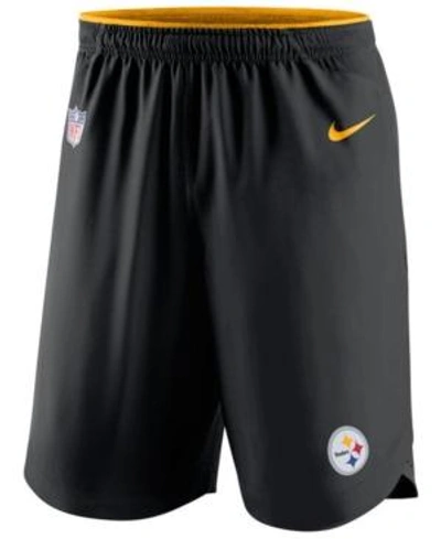 Shop Nike Men's Pittsburgh Steelers Vapor Shorts In Black